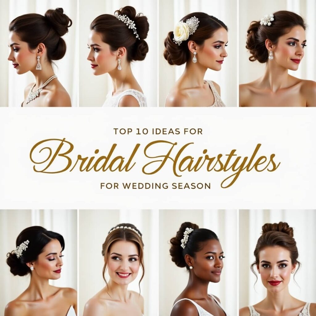 Top 10 Ideas for the Bridal Hairstyles for Wedding Season