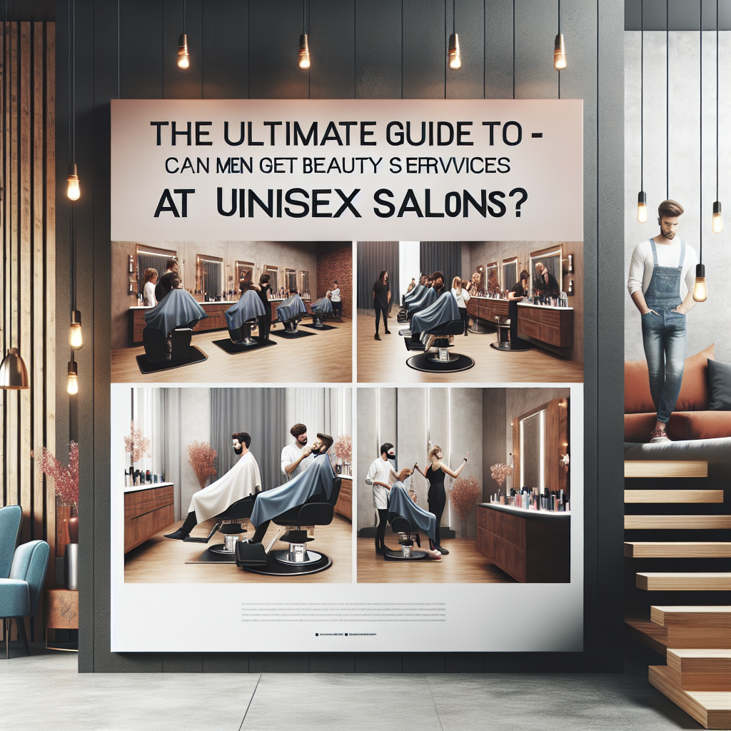 The Ultimate Guide to Can Men Get Beauty Services at Unisex Salon?
