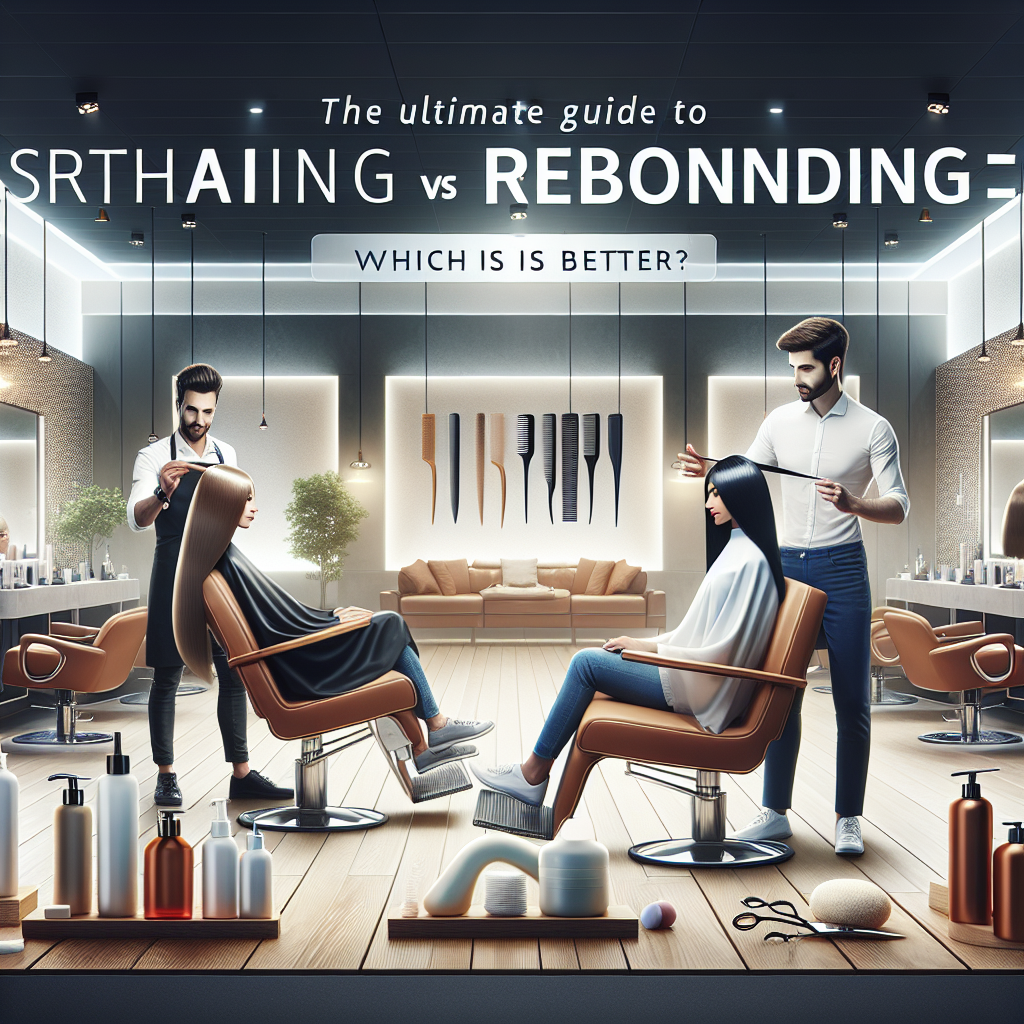 Hair Smoothening vs Rebonding – Which Is Better for Your Hair?