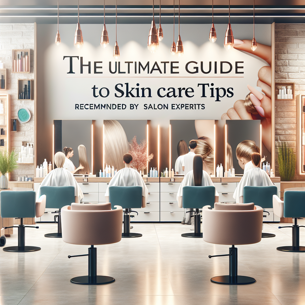 The Ultimate Guide to Skin Care Tips Recommended by Salon Experts