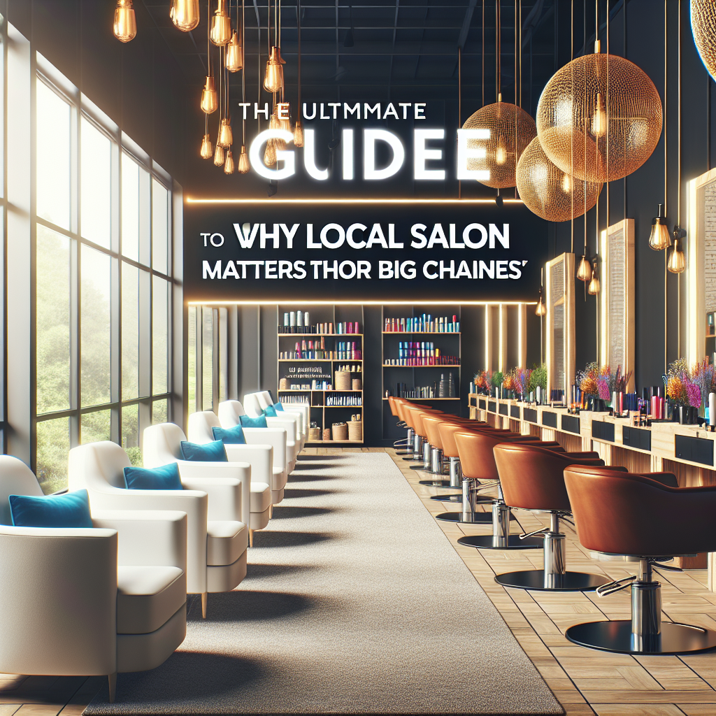 The Ultimate Guide to Why Local Salon Matters More Than Big Chains