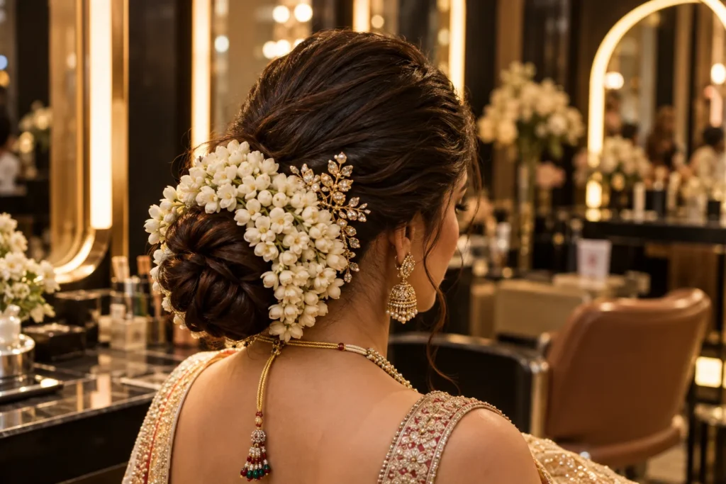 Bridal Hairstyle Ideas for All Wedding Functions in India – Stylelife Unisex Salon, Vasundhara