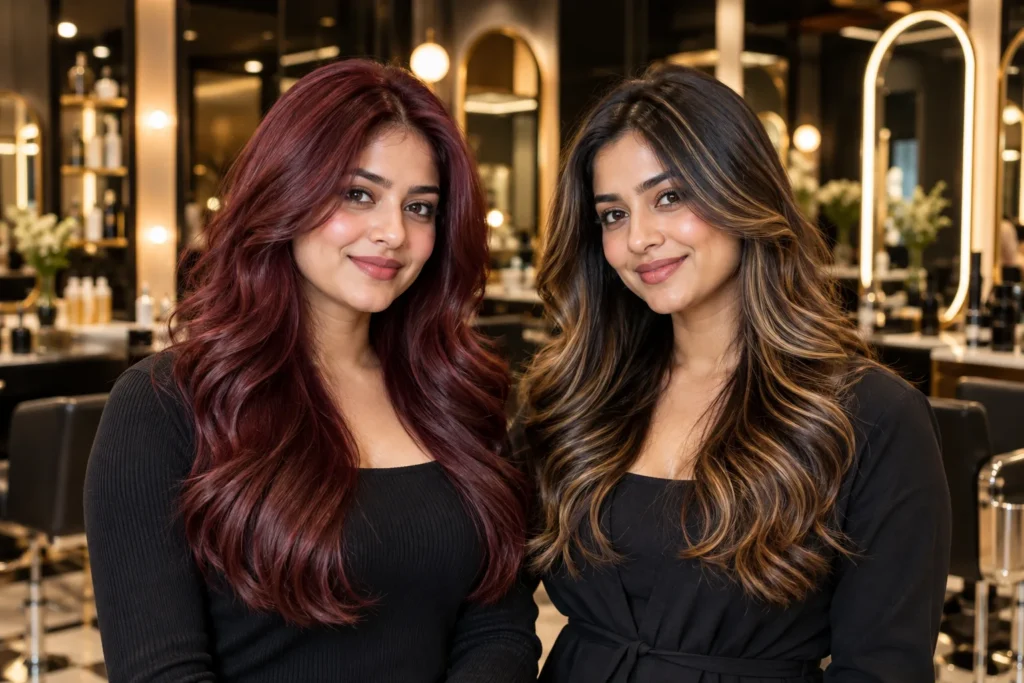 Global Hair Color vs Highlights – Stylelife Unisex Salon, Vasundhara