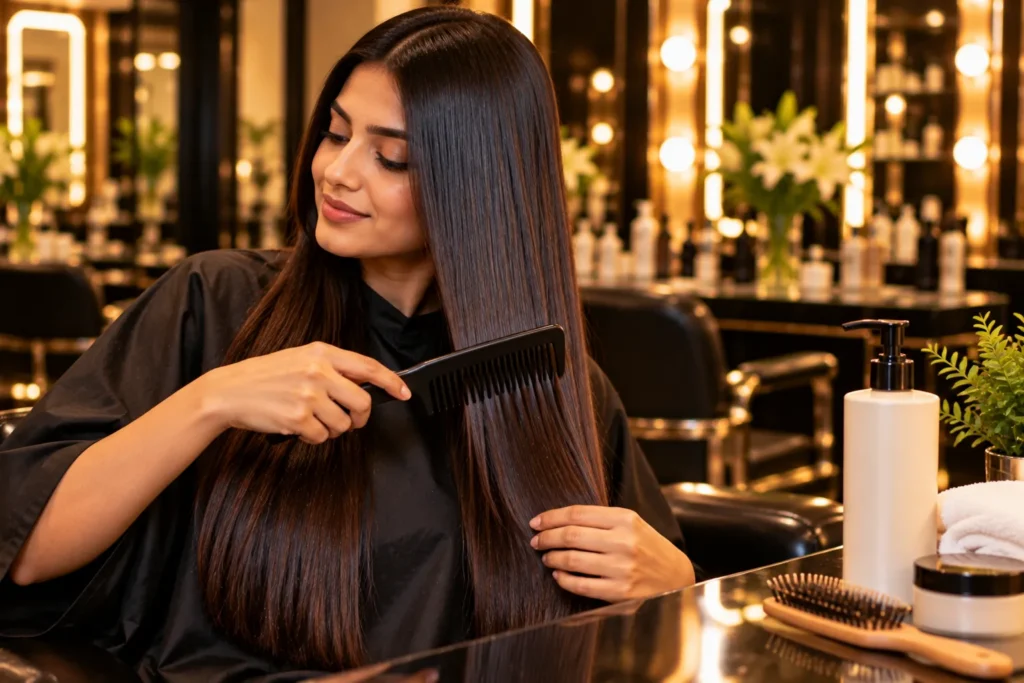 After Rebonding Hair Care Tips – Stylelife Unisex Salon, Vasundhara