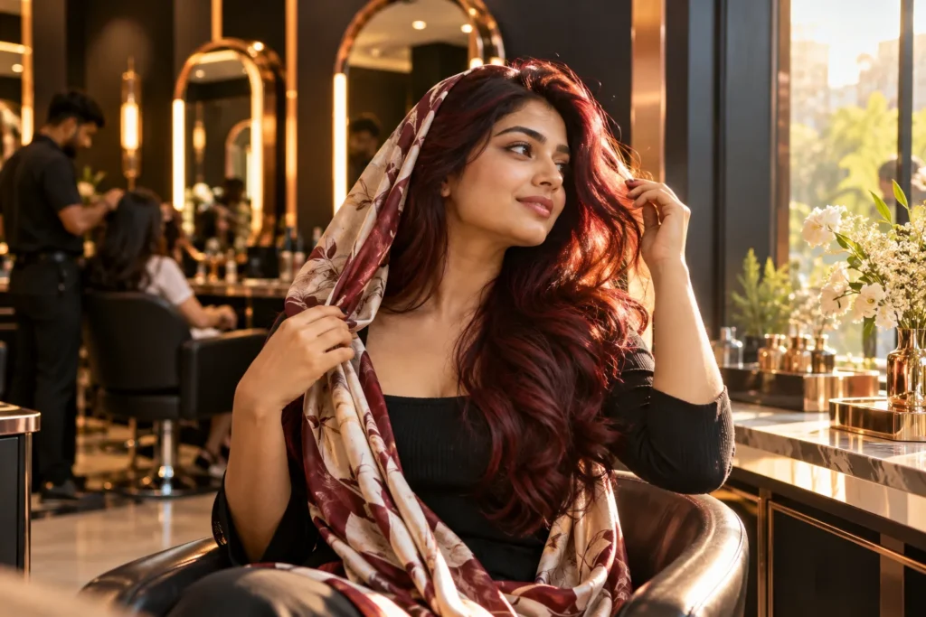 Hair Color Care Tips for Indian Weather – Stylelife Unisex Salon, Vasundhara